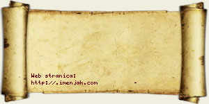 Angelina Bjelogrlić vizit kartica